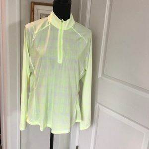 NWT ADIDAS UPF 50 light shirt with small zipper